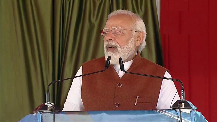 Prime Minister Narendra Modi in Balrampur