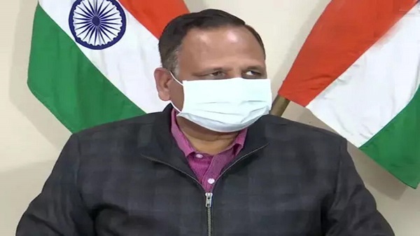 Delhi health minister Satyendar Jain