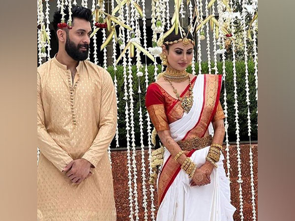 Actor Mouni Roy and Suraj Nambiar