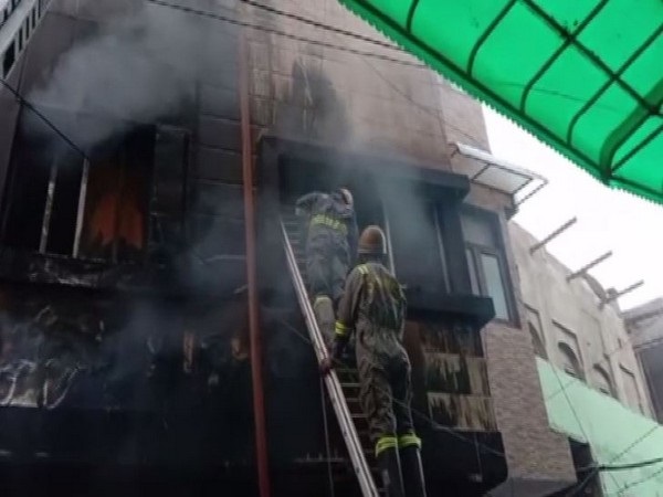 Fire breaks out at sweets shop in Kanpur