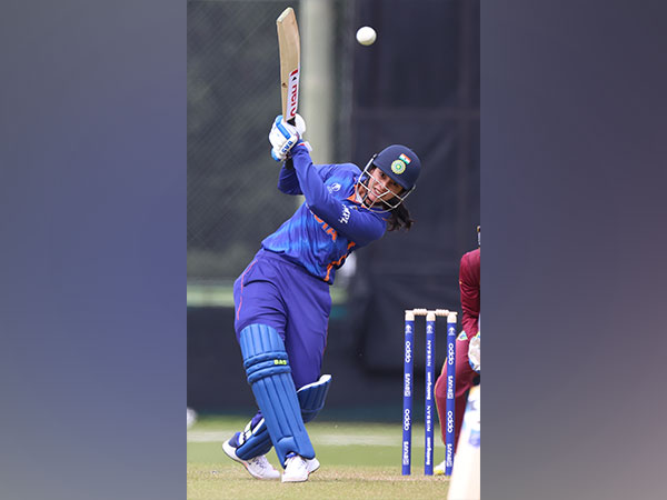 Smriti Mandhana in action