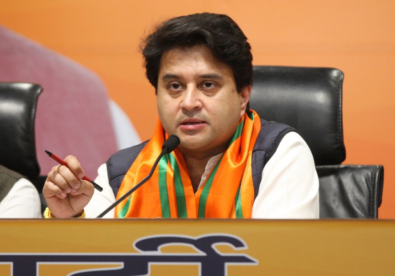 Civil Aviation Minister Jyotiraditya Scindia