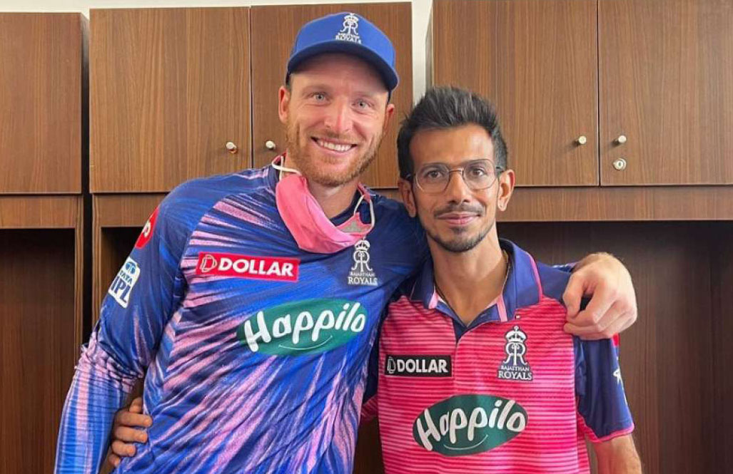 Jos Buttler and Yuzvendra Chahal