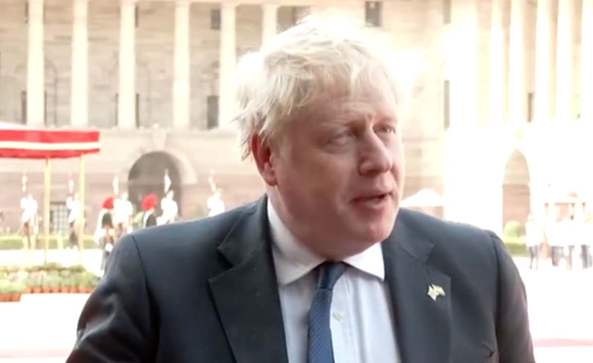 British Prime Minister Boris Johnson