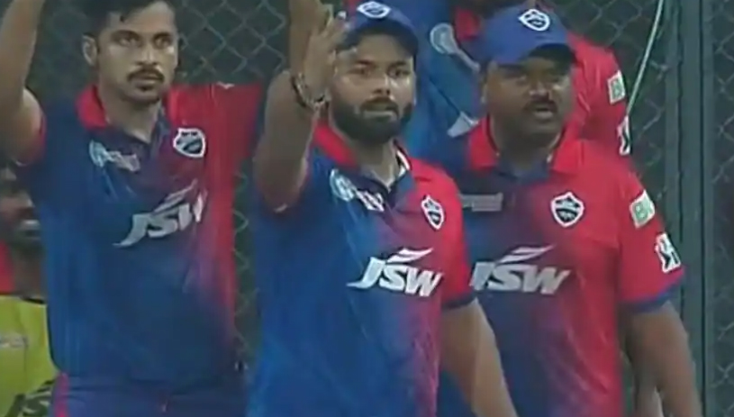 Delhi Capitals captain Rishabh Pant with assistant coach Pravin Amre