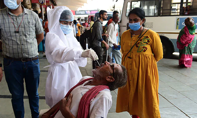 India reports 8,822 fresh COVID-19 cases (File Photo)