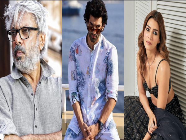 Sanjay Leela Bhansai, Aditya Roy and Kriti Sanon (File Photo)