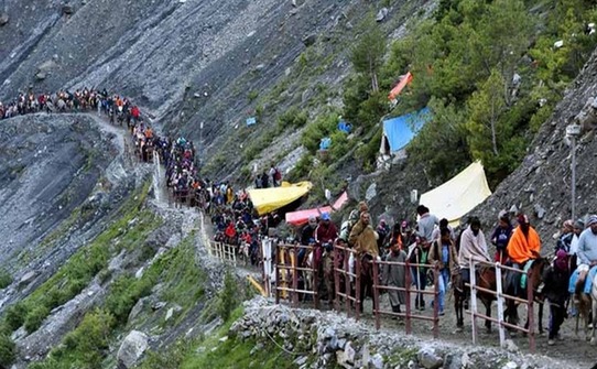 Amarnath Yatra resumes from Baltal