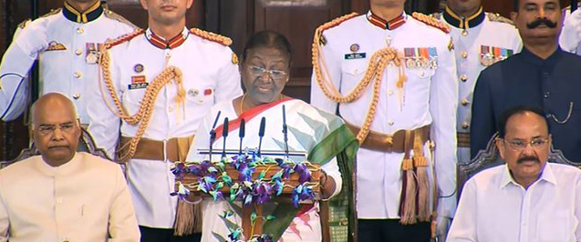 President Droupadi Murmu adresses after taking oath as 15ht President of India