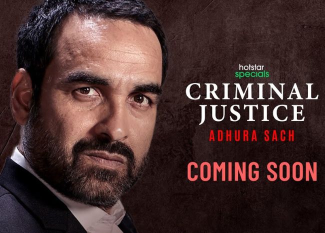 Criminal Justice: Adhura Sach coming soon on Disney+ Hotstar