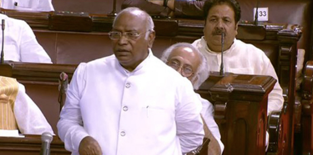 Mallikarjun Kharge in Rajya Sabha