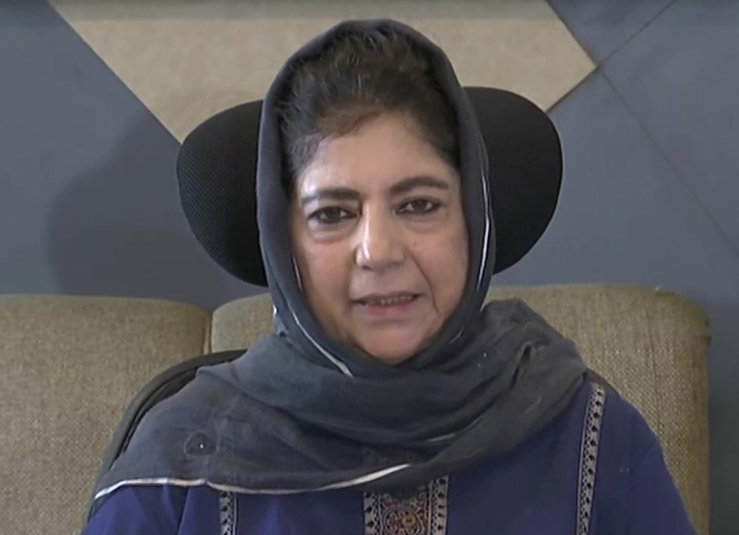 PDP President Mehbooba Mufti