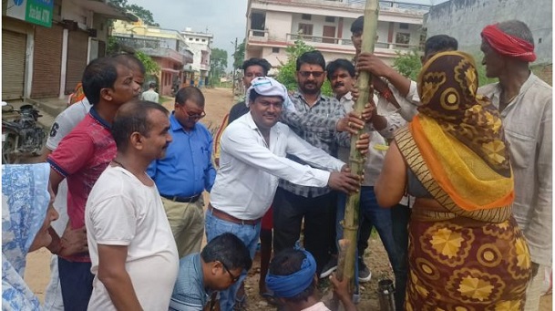 भूमि पूजन के साथ किया गया 'दुर्गा पूजा' का शुभारंभ