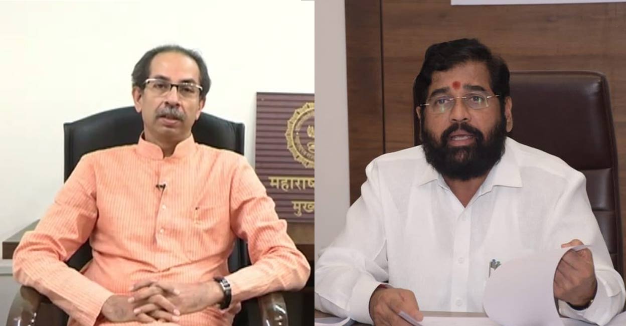 Shiv Sena leader Uddhav Thackeray and Maharashtra Chief Minister Eknath Shinde (File Photo)