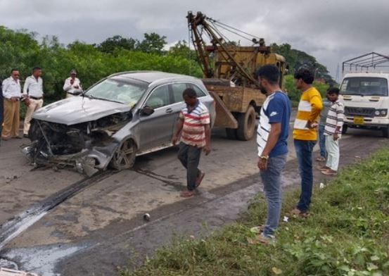 Car accident site in Palghar