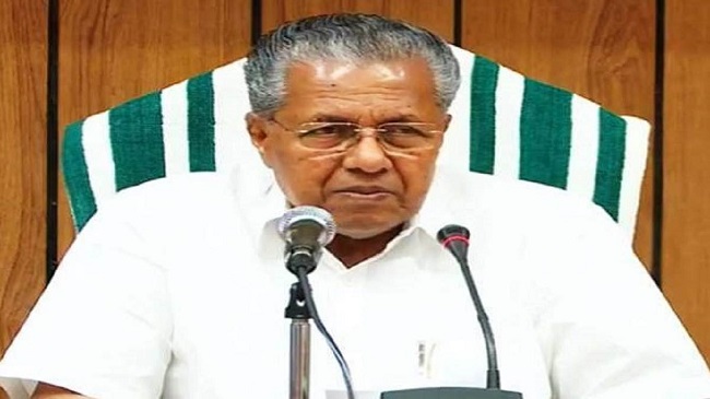 Kerala Chief Minister Pinarayi Vijayan