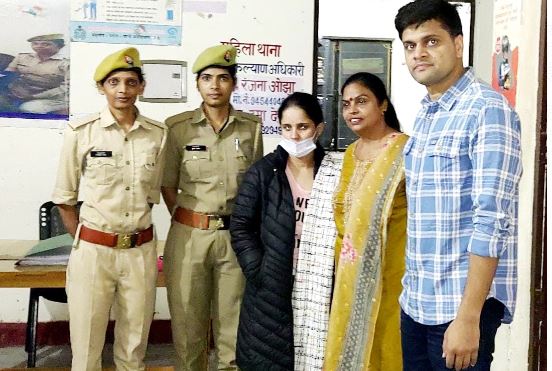 पुलिस की गिरफ्त में अरोपी