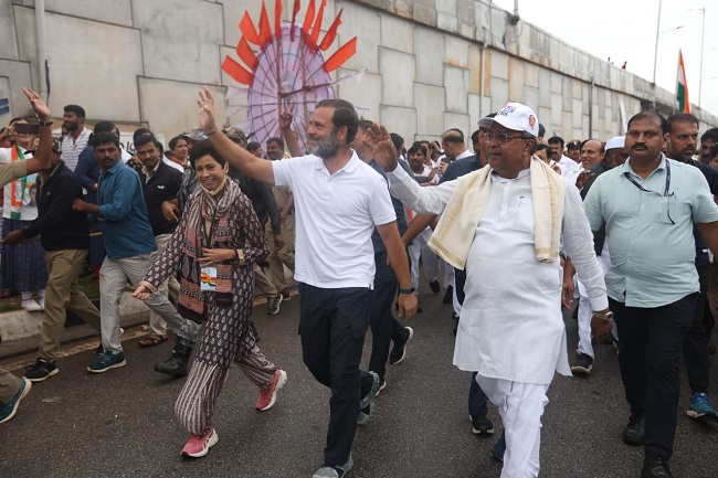 Congress Bharat Jodo Yatra Day 36