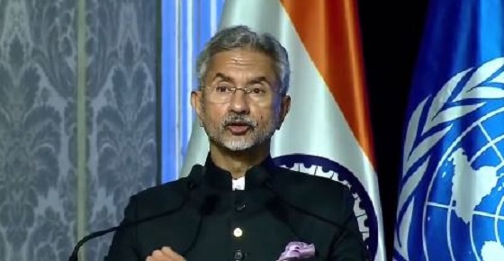 External Affairs Minister S Jaishankar addressing at UN Counter-Terrorism Meet