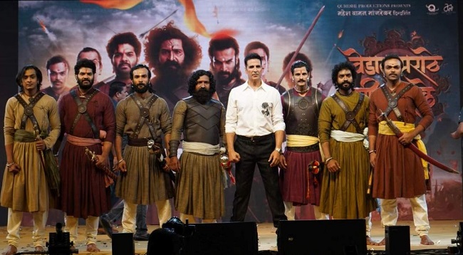 Akshay Kumar plays the role of Chhatrapati Shivaji Maharaj in the film (File)