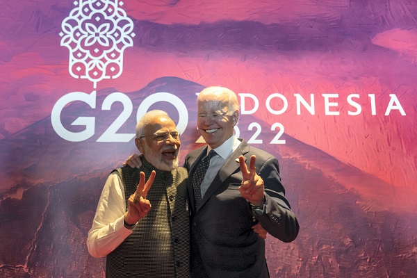 PM Narendra Modi and US President Joe Biden