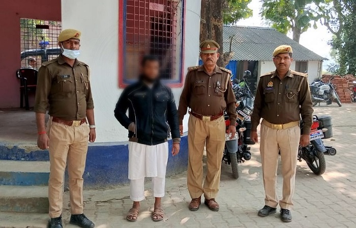 पुलिस ने हत्यारोपी भतीजे को गिरफ्तार कर भेजा जेल