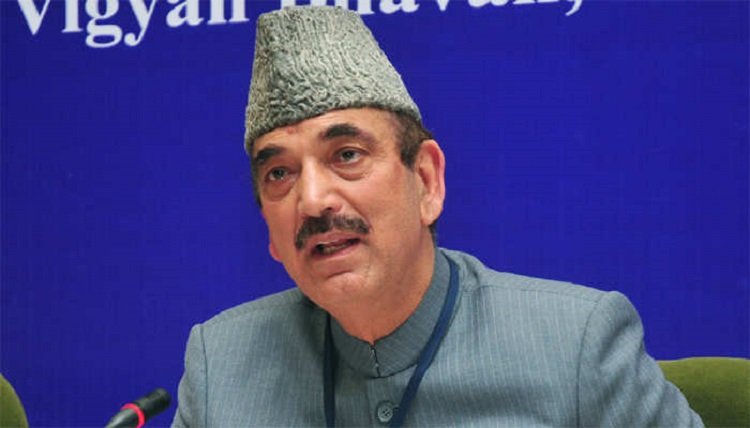 Democratic Azad Party Chief Ghulam Nabi Azad