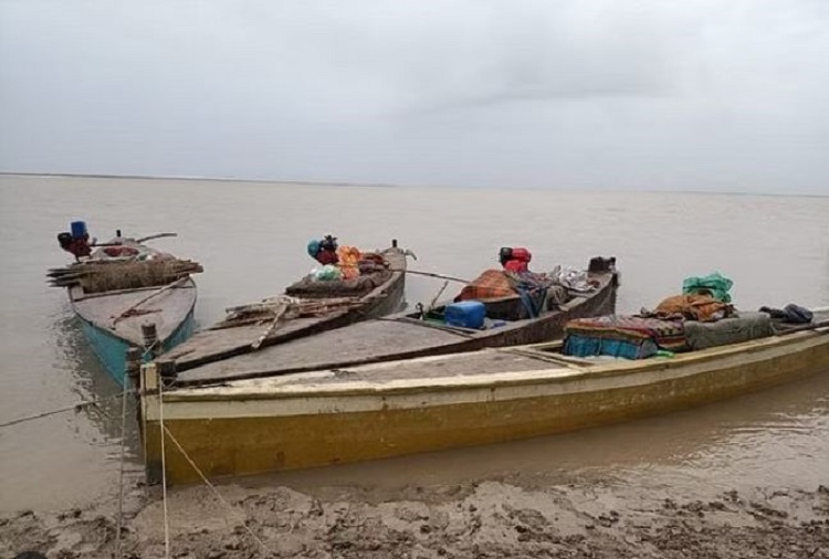 Boat seized by BSF in Bhuj, Gujarat