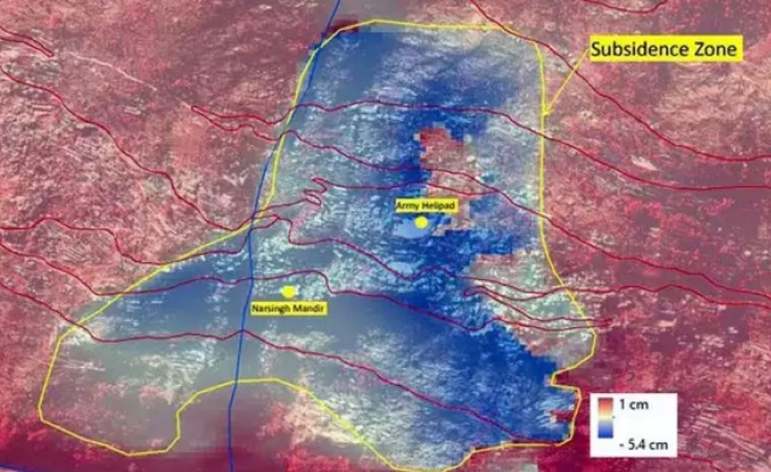 जोशीमठ भूधंसाव पर इसरो की तस्वीरों से बढ़ी चिंता