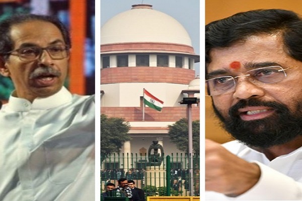 Uddhav Thackeray (L), Supreme Court, Eknath Shinde