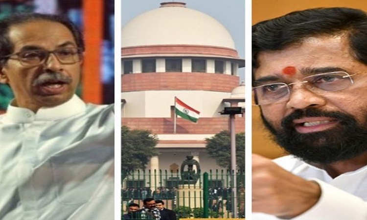 Uddhav Thackeray (L), Supreme Court, Eknath Shinde