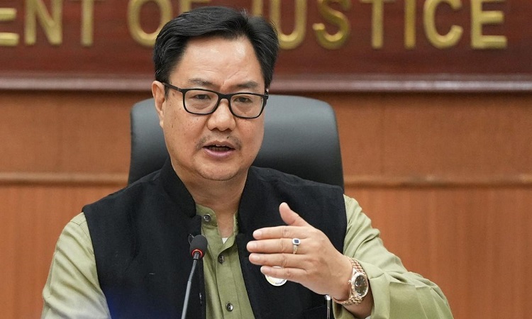 Union Law Minister  Kiren Rijiju (File)