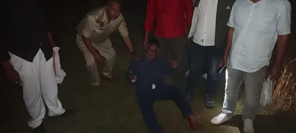 पशु तस्करऔर पुलिस के बीच मुठभेड़