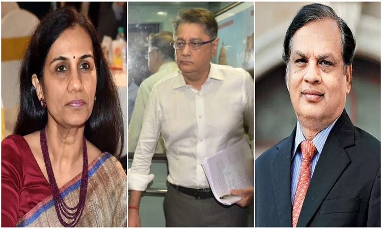 From left: Chanda Kochhar, Deepak Kochhar, Venugopal Dhoot