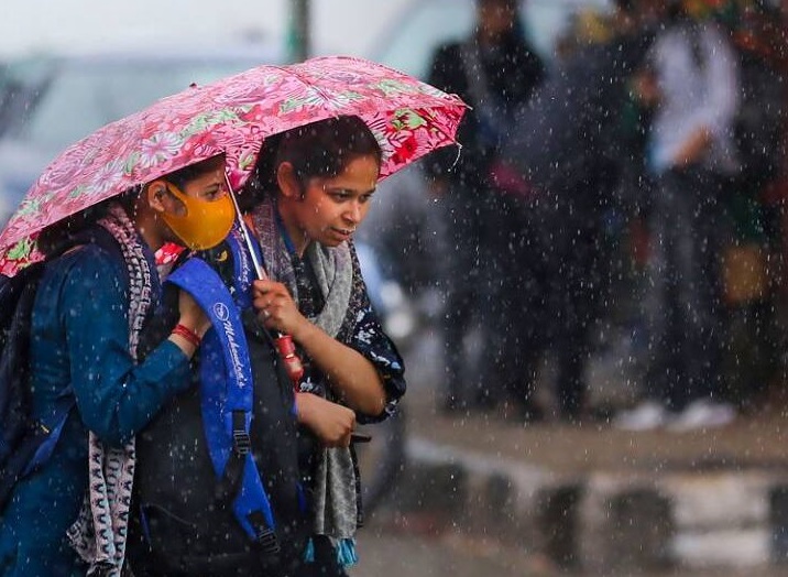 बारिश के बाद तापमान में गिरावट