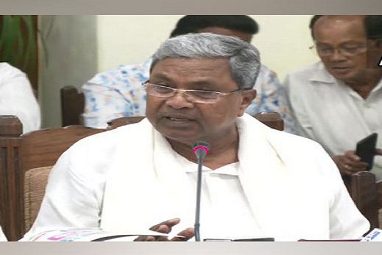 Karnataka Chief Minister Siddaramaiah