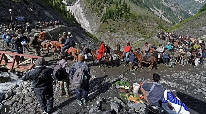 अमरनाथ यात्रा के लिए सुरक्षा व्यवस्था (फाइल)