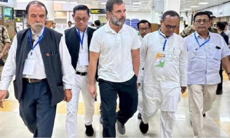 Rahul Gandhi in Manipur