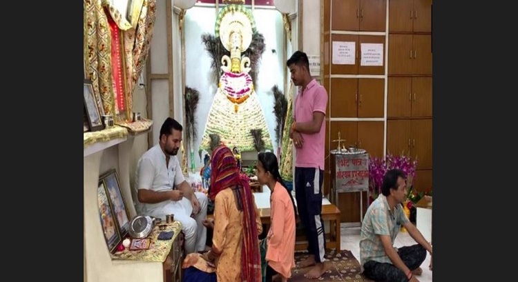 Visuals from inside Khatu Shyam temple, Hapur