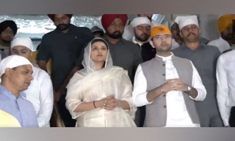 Parineeti Chopra, Raghav Chadha pay obeisance at Shri Harmandir Sahib in Amritsar