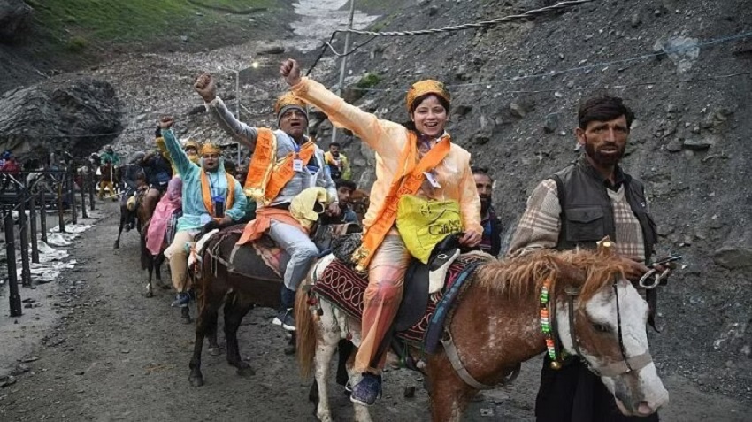 अमरनाथ यात्रा फिर हुई शुरू