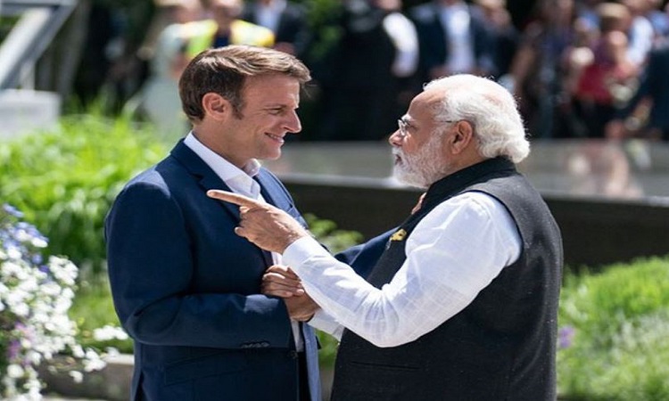 Prime Minister Narendra Modi and French President Emmanuel Macron