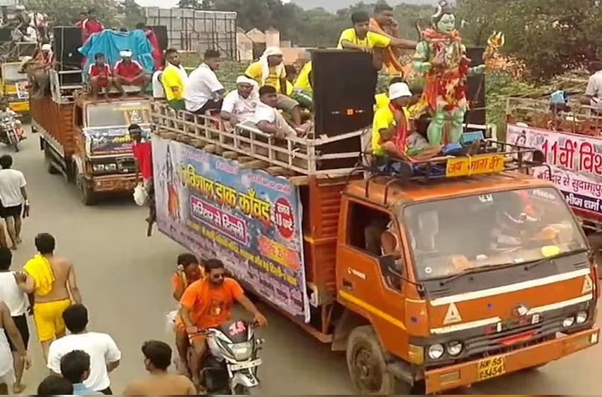 कांवड़ियों के ट्रक ने बाइक को मारी टक्कर (प्रतीकात्मक चित्र)