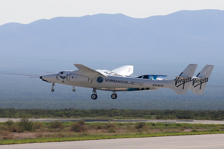 Virgin Galactic's passenger rocket plane VSS Unity