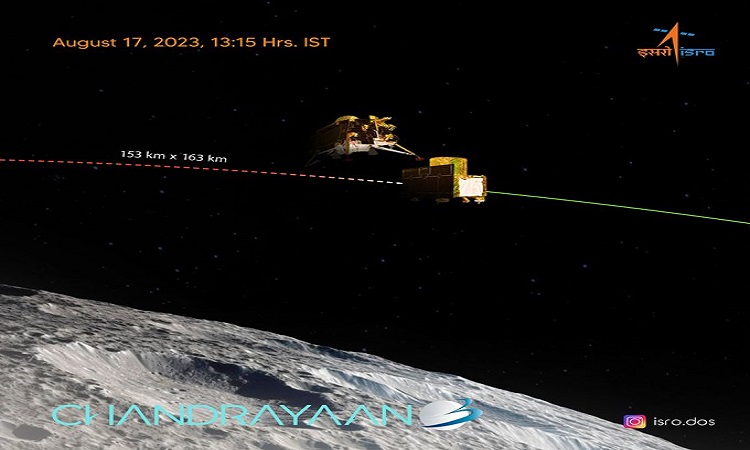 Vikram lander separates from propulsion module