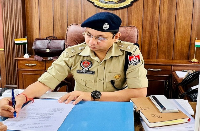 फिरोजपुर के वरिष्ठ पुलिस अधीक्षक दीपक हिलोरी