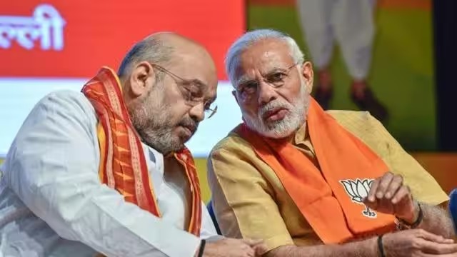 केंद्रीय गृह मंत्री अमित शाह , प्रधानमंत्री नरेन्द्र मोदी