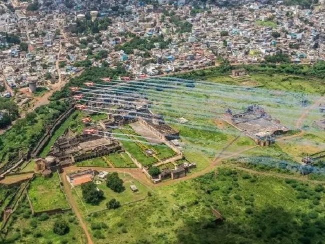 वायुसेना ने किया एयरशो