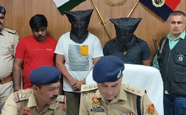 गुरुग्राम पुलिस ने किया बुलेट गैंग का भंडाफोड़