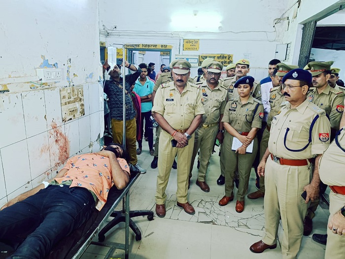 आरोपी पुलिस मुठभेड़ में घायल